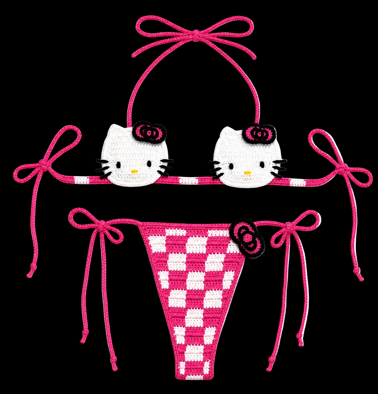 Kitty Crochet Bikini